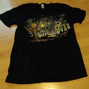 Groot Guardians of the Galaxy starry night shirt